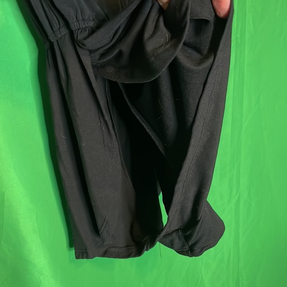 ROMPER. Black never worn modal and spandex racerback - Picture 5 of 11